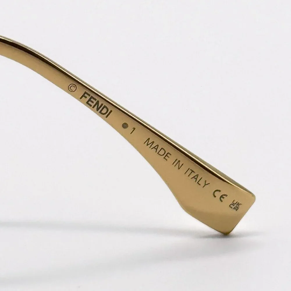 NEW FENDI SUNGLASSES FE40066U 30A GOLD/GRAY UNISEX EYEWEAR